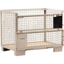 European box pallet. 1 to 29 useful dimensions: 1200x800x800 mm