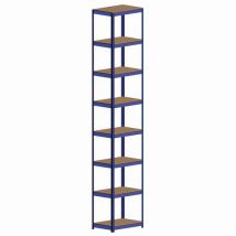 Rapid1 hd 4724hx915wx610mmd blue 8 chipboard shelves