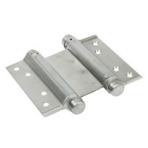 Double action spring hinge 102mm stainless steel