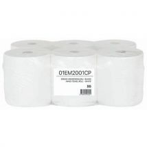 Hand towel roll - two-ply bonded white - mp hygiene