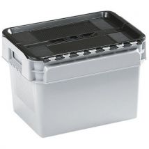 Attached lid container h ut.:238 mm cap.:20 L