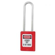 Zenex lockout padlock red 76mm