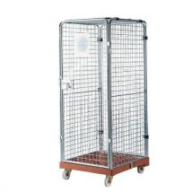 Security roll container - plastic base - capacity 500 kg