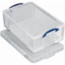 Really Useful Products - Transparent plastic 50l storage container + lid