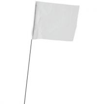 Marking flags 76 cm white