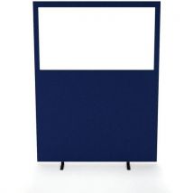 Blue floor/desk screen - half-vision - 1.65x1.2m - impulse+