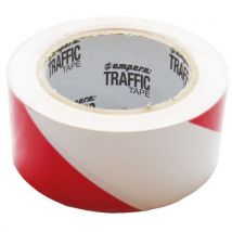Series 1 roll of adhesive marking tape red/white 33 mx50 mm
