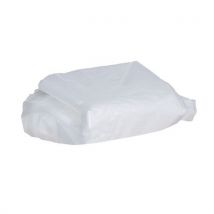 Transparent 1400-l heavy-duty perforated bin bags for holder