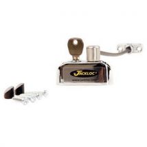 Jackloc cable window restrictor chrome