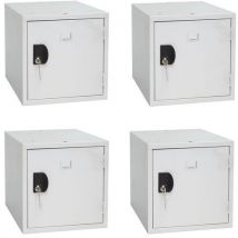 Individual cube lockers - 305x305x305 mm - grey