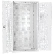 Bott - Light grey heavy duty perfo lined cupboard 2000x1050x525mm