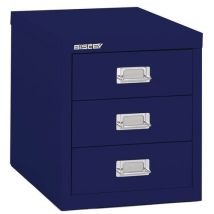 Bisley multidrawer 3 drawer 325x279x380mm oxford blue