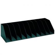 Organiser: 9 fixed sections 80 cm - black