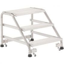 Fixed step stool with 3 steps