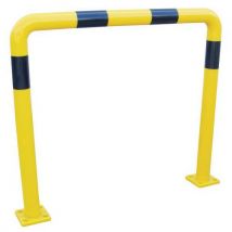Flexible guard rail height 750 mm yellow/black