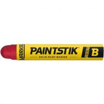 Markal paint stick red oily surface