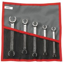 Set of 4 flare-nut wrenches