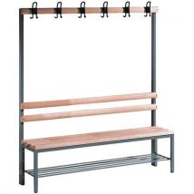 Bench and coat hook combination 8 hooks
