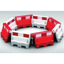Road wall traffic & pedestrian barrier deca-pack