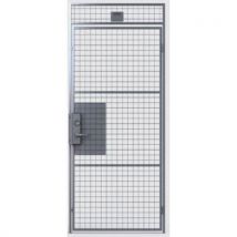 Screened swing door h ht:2.20 ml ht:1 m