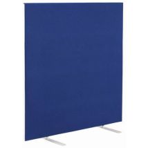 W1400 x h1600mm upholstered floor standing screen black