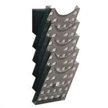 Fixings for helit display holder total width: 24.1 cm total height: 57.8 cm