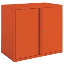 Bisley essentials cupboard 1 shelf 708x800x470mm orange