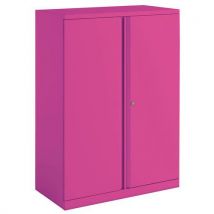 Bisley essentials cupboard 2 shelf 1585x800x470mm pink