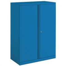 Bisley essentials cupboard 2 shelf 1585x800x470mm light bkue