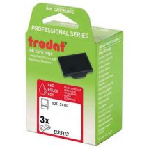 Replacement ink pads 6/511 - red ink - trodat
