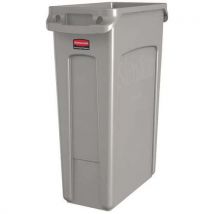 Slim jim container with venting channels 87 l beige