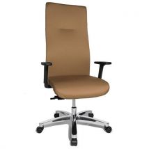 Warbler executive swivel chair with extra high back brown