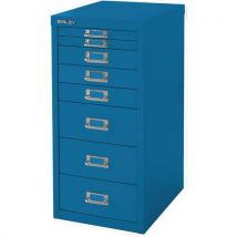 Bisley multidrawer 8 drawer 590x279x380mm light blue