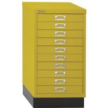 Bisley a3 multidrawer 10 drawer 670x349x432mm green