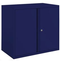 Bisley essentials cupboard 1 shelf 733x800x470mm oxford blue
