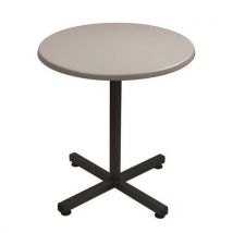ines round pedestal table diameter 70 cm aluminium
