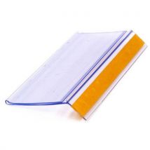 Set of 50 adhesive label holders 26 mm x 200 mm