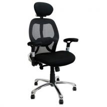 High Back Managers Chair - Height Adjustable - Black - Eliza Tinsley