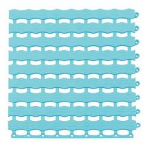 Slab 33x33 cm caillebotis herontile lightblue