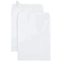 White vellum envelope h: 330 l: 260 120 g 3 gussets x 3 cm
