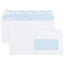 500 gpv dl white envelopes 80 g f45 110x200