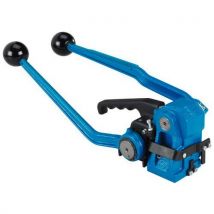 Tensioner/crimper without clevis mounting for metal strapping (jk1219)