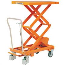 300kg Capacity Bishamon Mobile Lift Table.Lift Height 1578mm