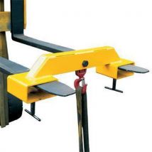 1000kg Capacity Adjustable Crane Hook. Max Fork WxD 140x150mm