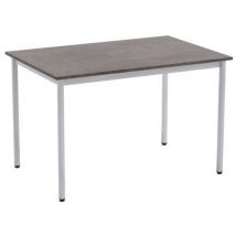 Collective restaurant table 120x80 anthracite/light grey