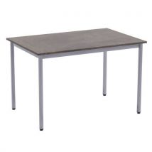 Collective restaurant table 120x80 anthracite/aluminium