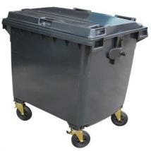 Grey Wheeled Bin 1100 L