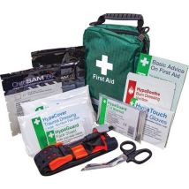 Small mobile safety first aid personal trauma kit