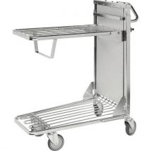 Folding shop trolley - ergonomic - 300kg capacity - kongamek