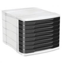 8-drawer filing unit black